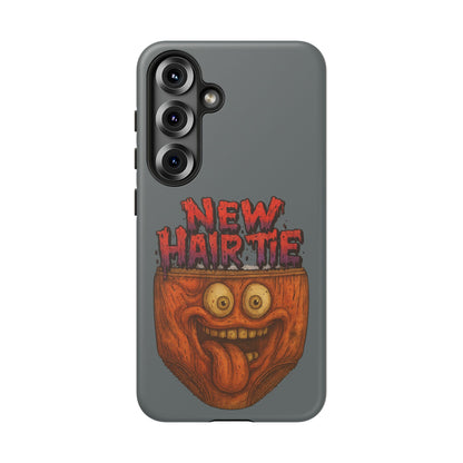 Phone Case — 'New Hairte' Funny Grinning Tongue-Out Monster Design