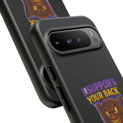 Phone Case — "I Support Your Back and Break Your Will" Funny Creepy Chair Design