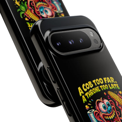 Phone Case — "A Cob Too Far" Popcorn Horror Design