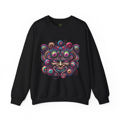 Psychedelic Eye Swarm Crewneck Sweatshirt