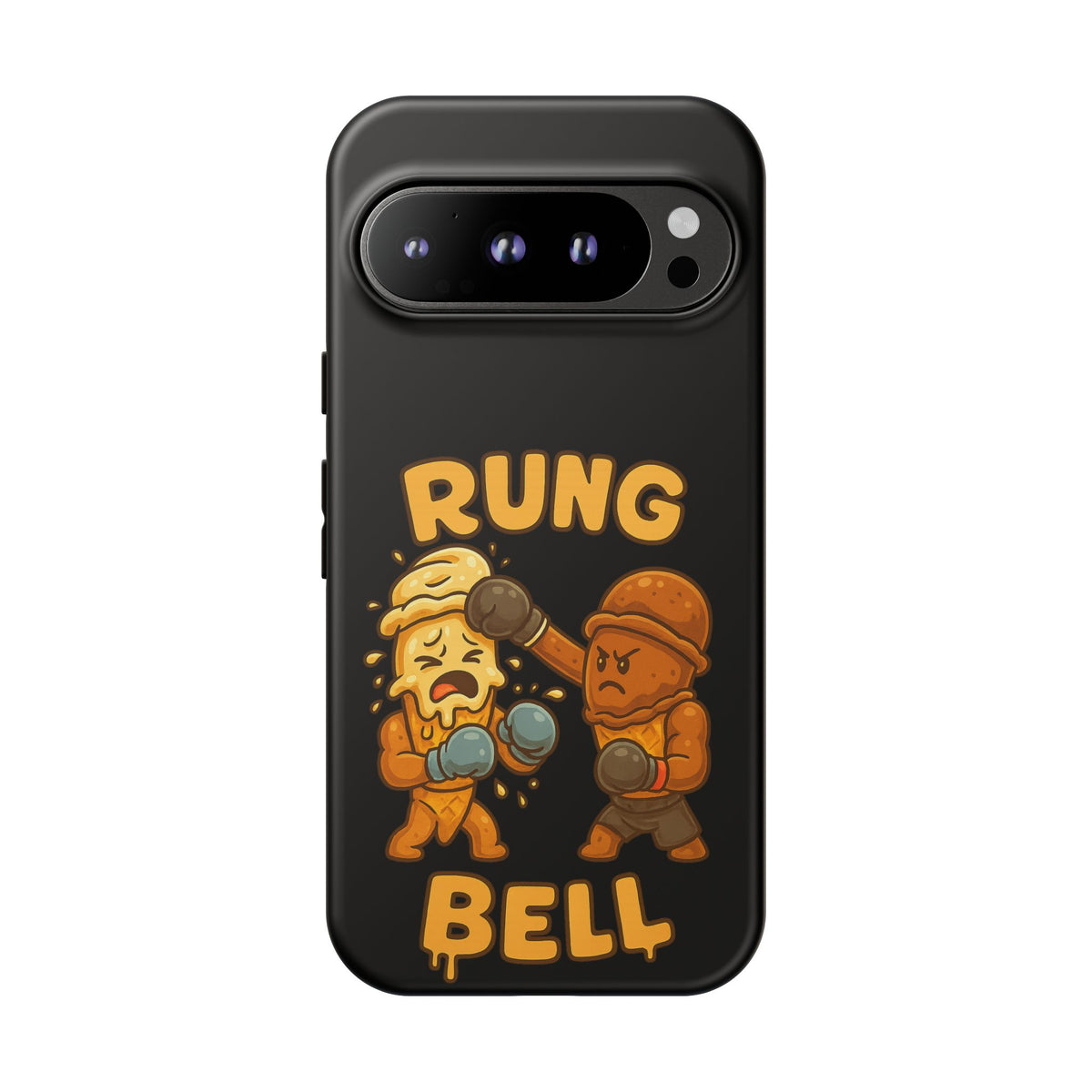 Phone Case — "Rung Bell" Boxing Cartoon Protective Cover