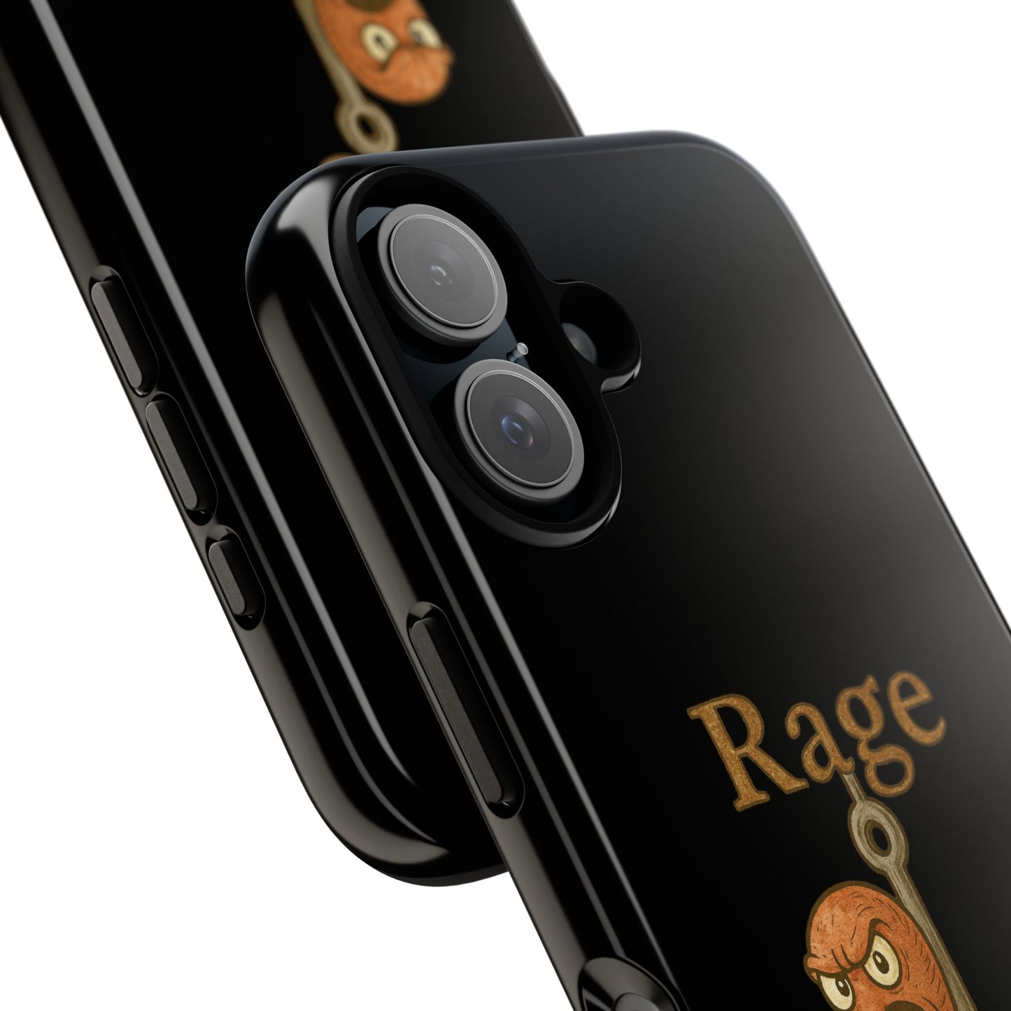 Phone Case — "Rage Bait" Angry Worm Fishing Design