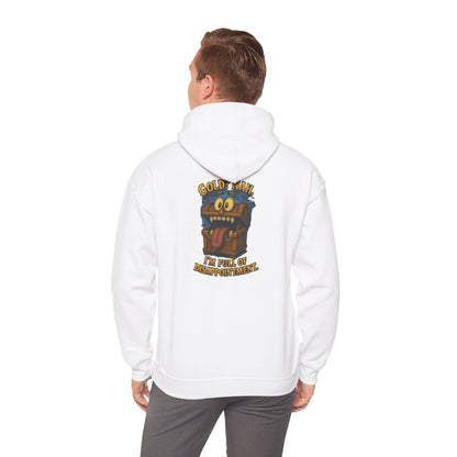 Hoodie — Vintage Cartoon Monster 'Good Night' Graphic Pullover