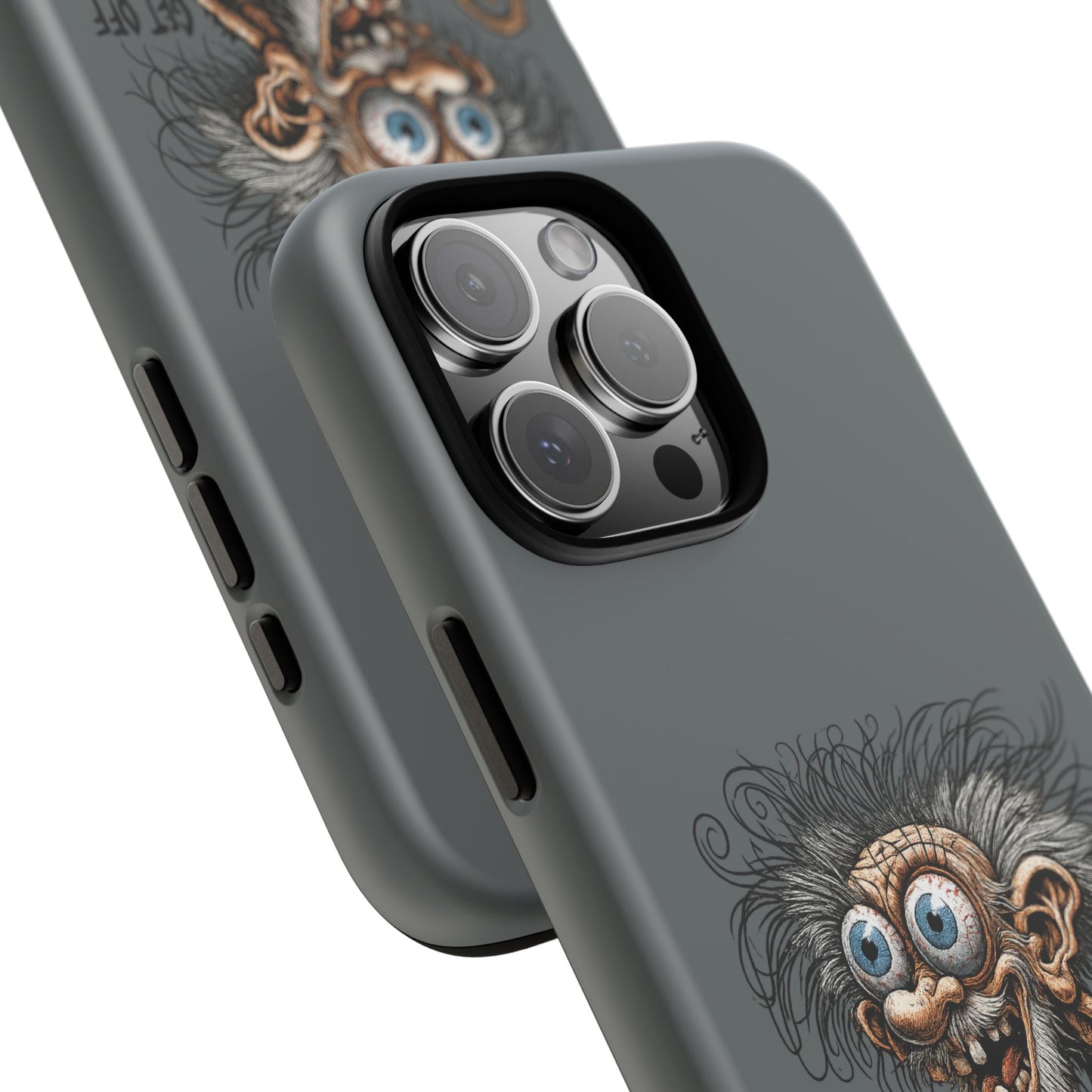 Phone Case — Funny Grumpy Troll Design: “Get Off My Lawn” Protective Cover