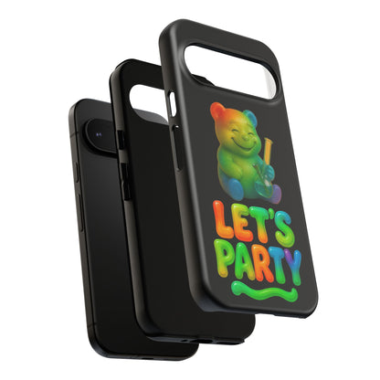 Let's Party Rainbow Bear Phone Case
