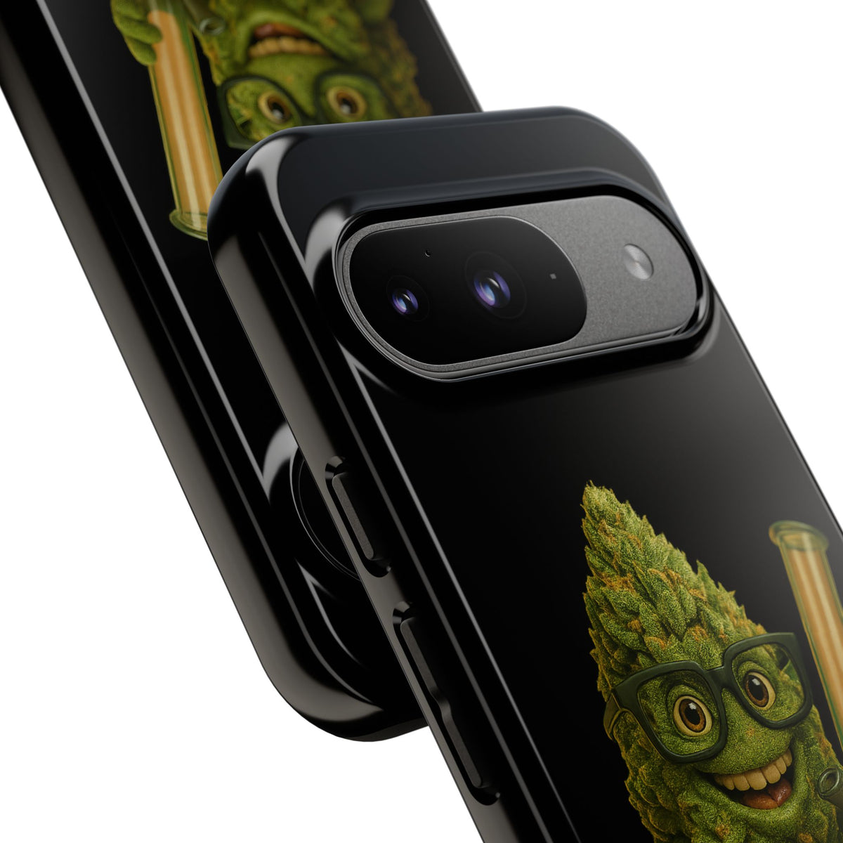 Phone Case — "Educated. Medicated. Elevated." Cute Bud Scientist Design