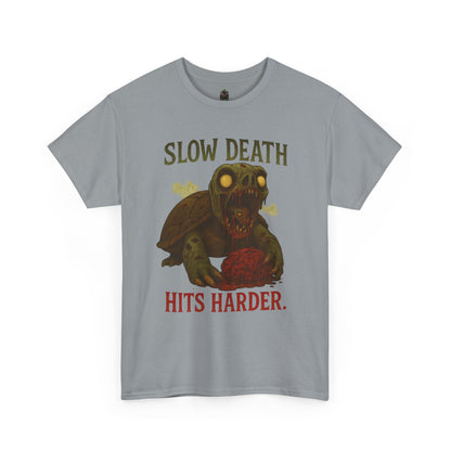 Slow Death Hits Harder – Zombie Turtle Tee
