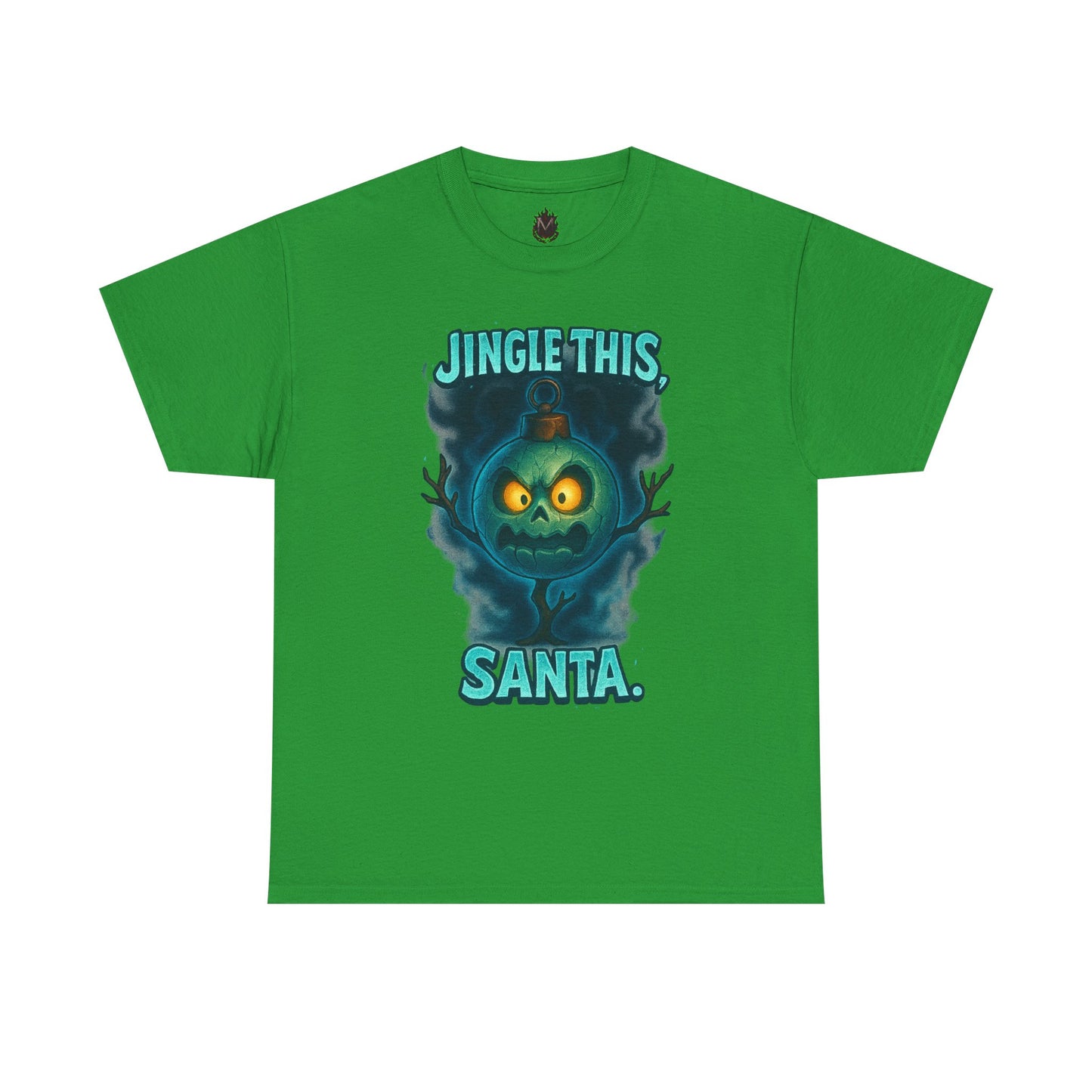 Jingle This Santa T-Shirt | Spooky Christmas Skull Design