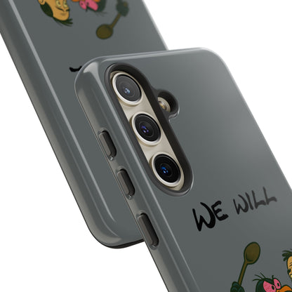 Phone Case - "We Will Resist" Cartoon Protest Design