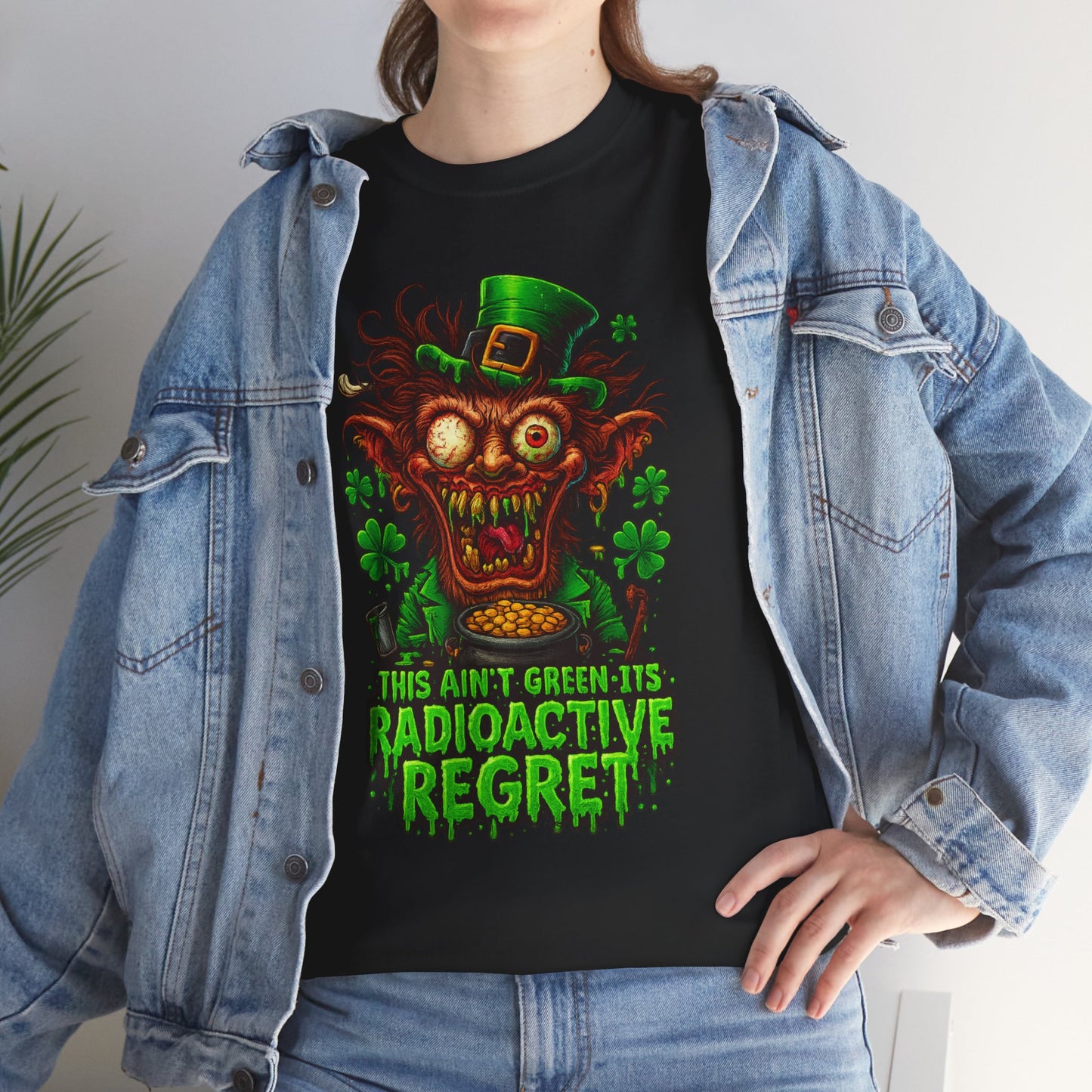 Radioactive Regret – Leprechaun Tee