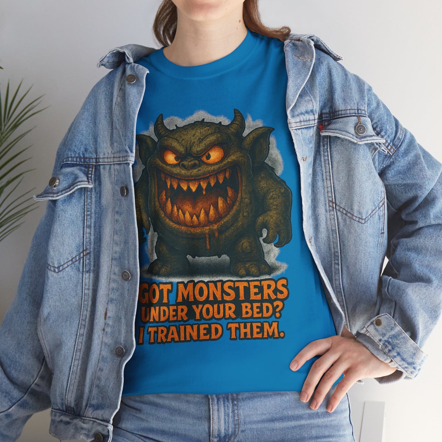 Got Monsters Under Your Bed I Trained Them T-Shirt | Monster Graphic Tee