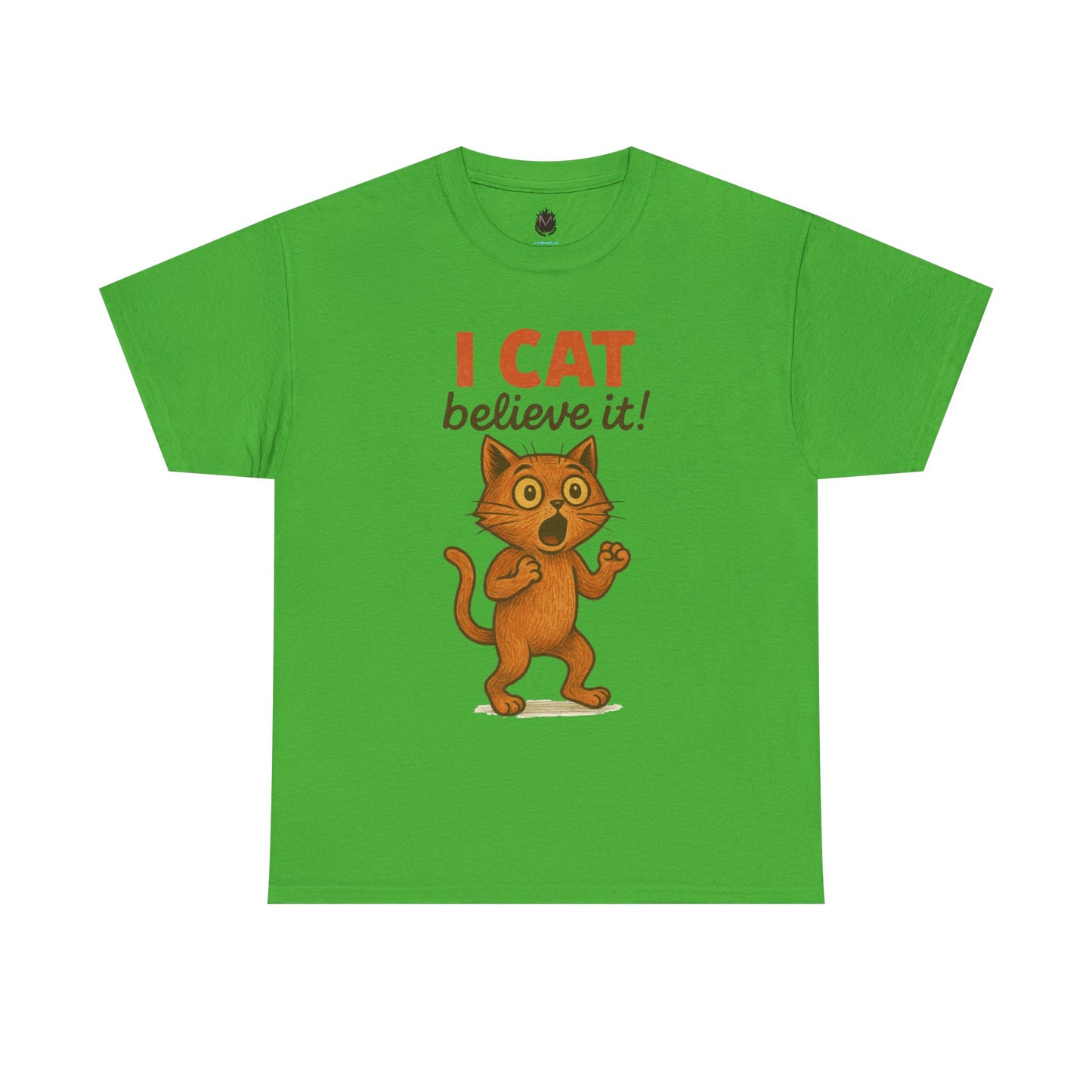 I CAT Believe It! – Funny Cartoon Cat Pun T-Shirt