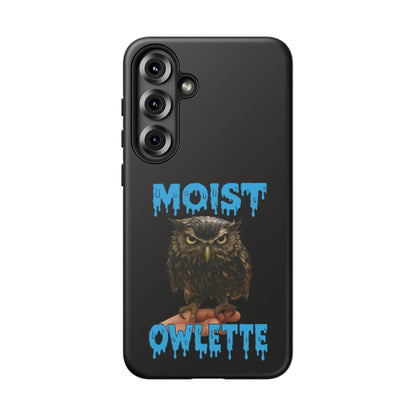 Moist Owlette Phone Case — Funny Owl Graphic Protective Case