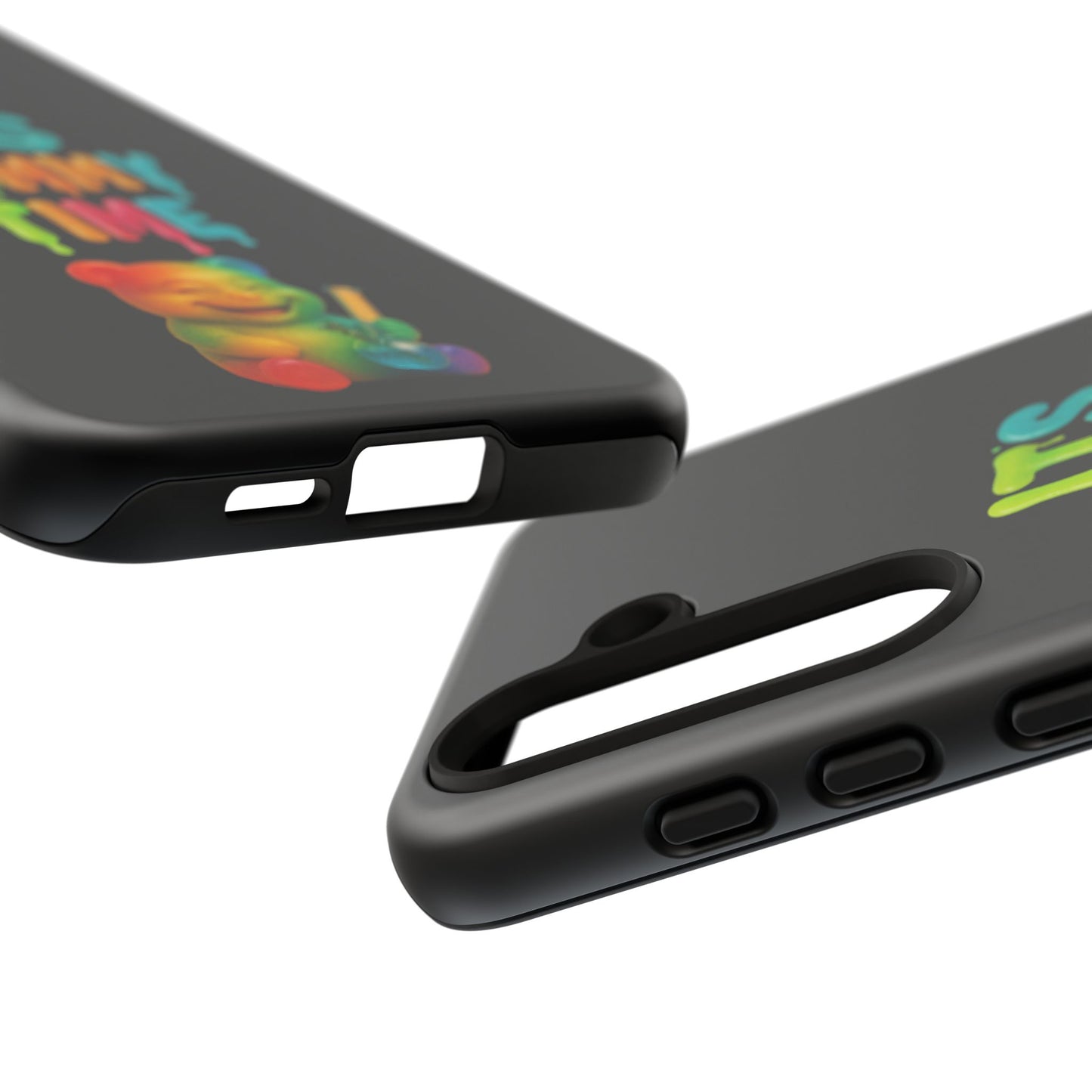 Phone Case — "It's Gummy Time" Rainbow Gummy Bear Protective Cover