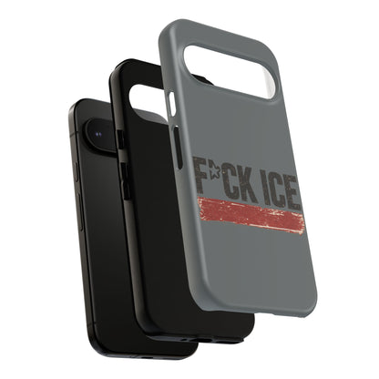Phone Case - "F*CK ICE" Distressed Protest Design