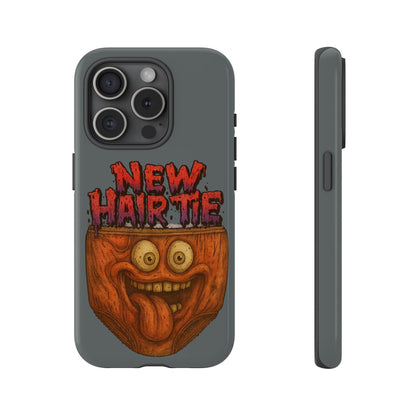 Phone Case — 'New Hairte' Funny Grinning Tongue-Out Monster Design