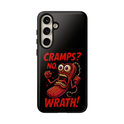 Phone Case — "Cramps? No, Wrath!" Retro Hot-Pepper Graphic