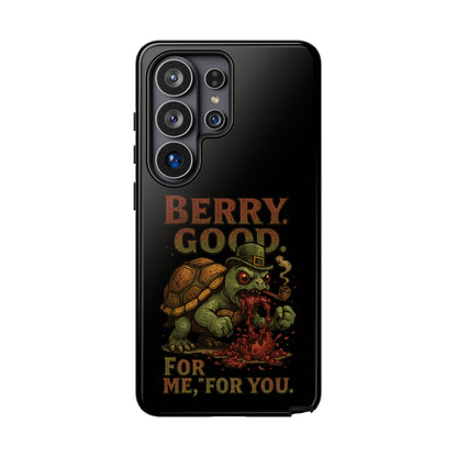 Phone Case — 'Berry Good' Zombie Turtle Graphic Tough Protective Case