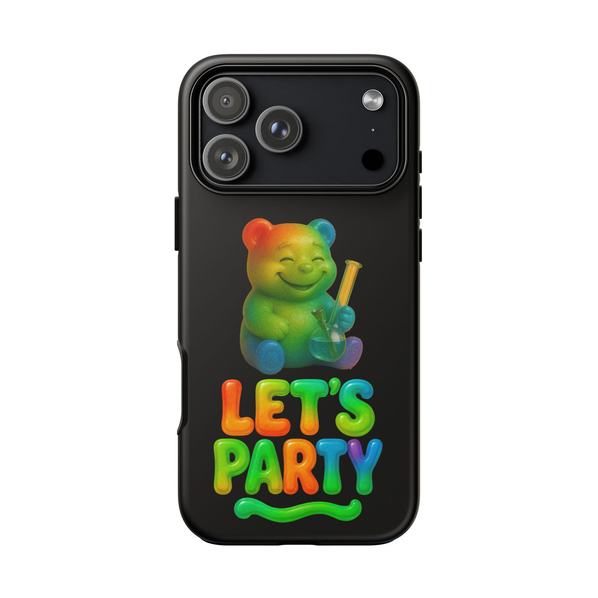 Let's Party Rainbow Bear Phone Case