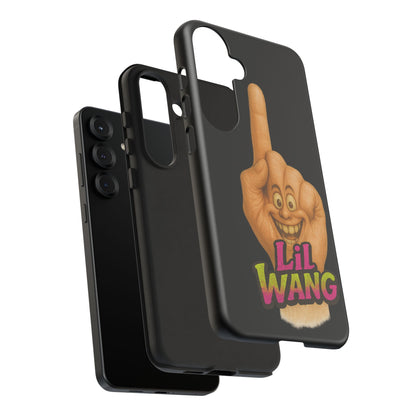 Phone Case — 'Lil Wang' Humorous Middle Finger Character Protective Cover