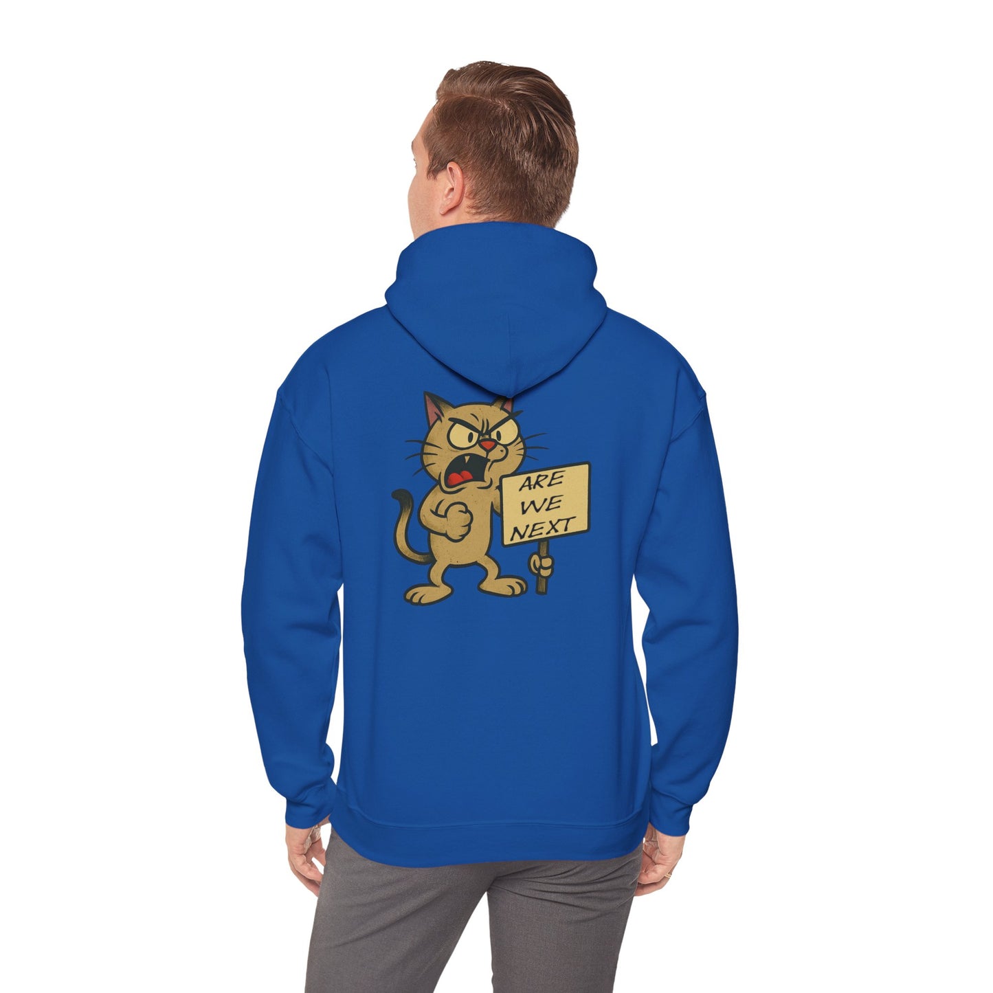 Are We Next? Protest Cat Hoodie