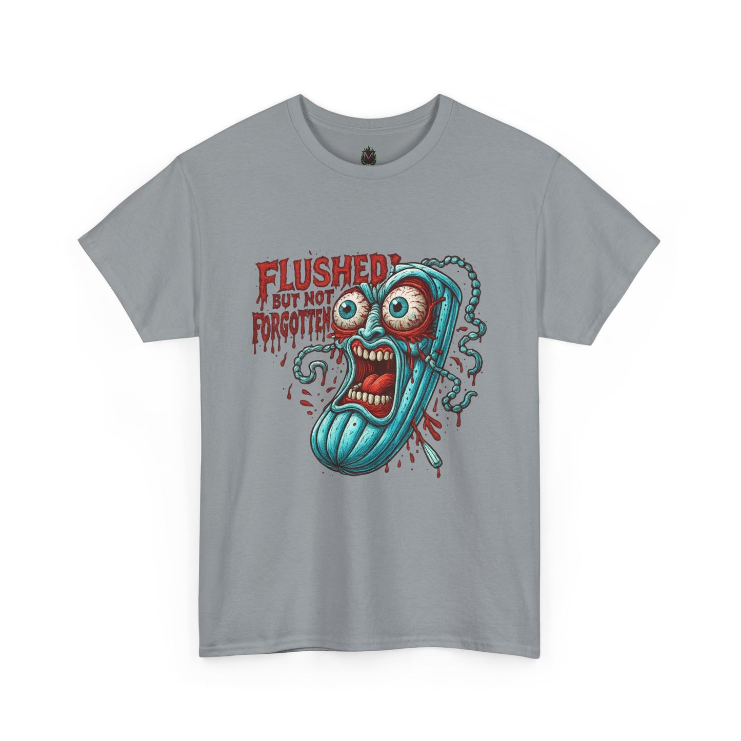 Flushed But Not Forgotten – Horror Tampon Tee
