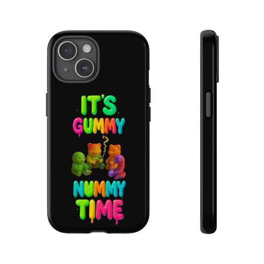 It's Gummy Nummy Time Phone Case — Colorful Gummy Bears Protective Case