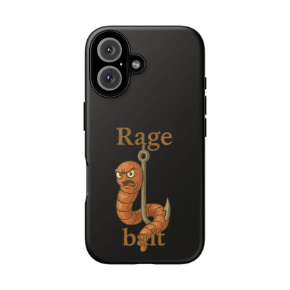 Phone Case — "Rage Bait" Angry Worm Fishing Design