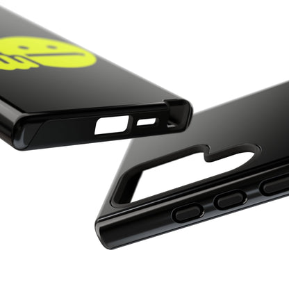 Phone Case — Neon Middle Finger Emoji Graphic