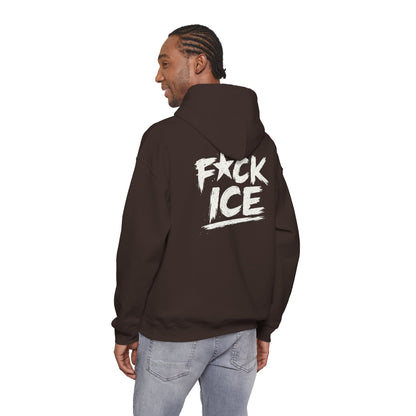 Hoodie — “F*ck Ice” Bold Graphic Back Print Hoodie