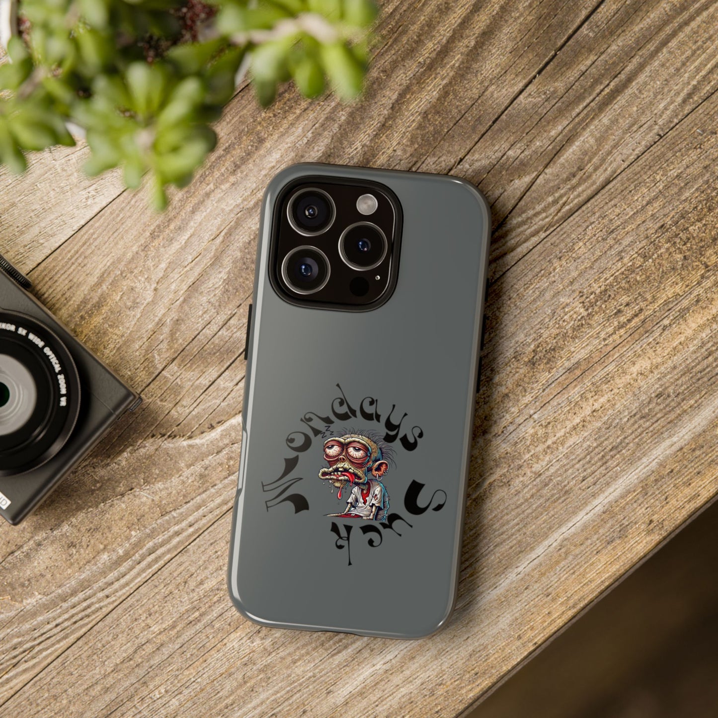 Phone Case — 'Nobody Sucks' Grunge Monster Protective Case