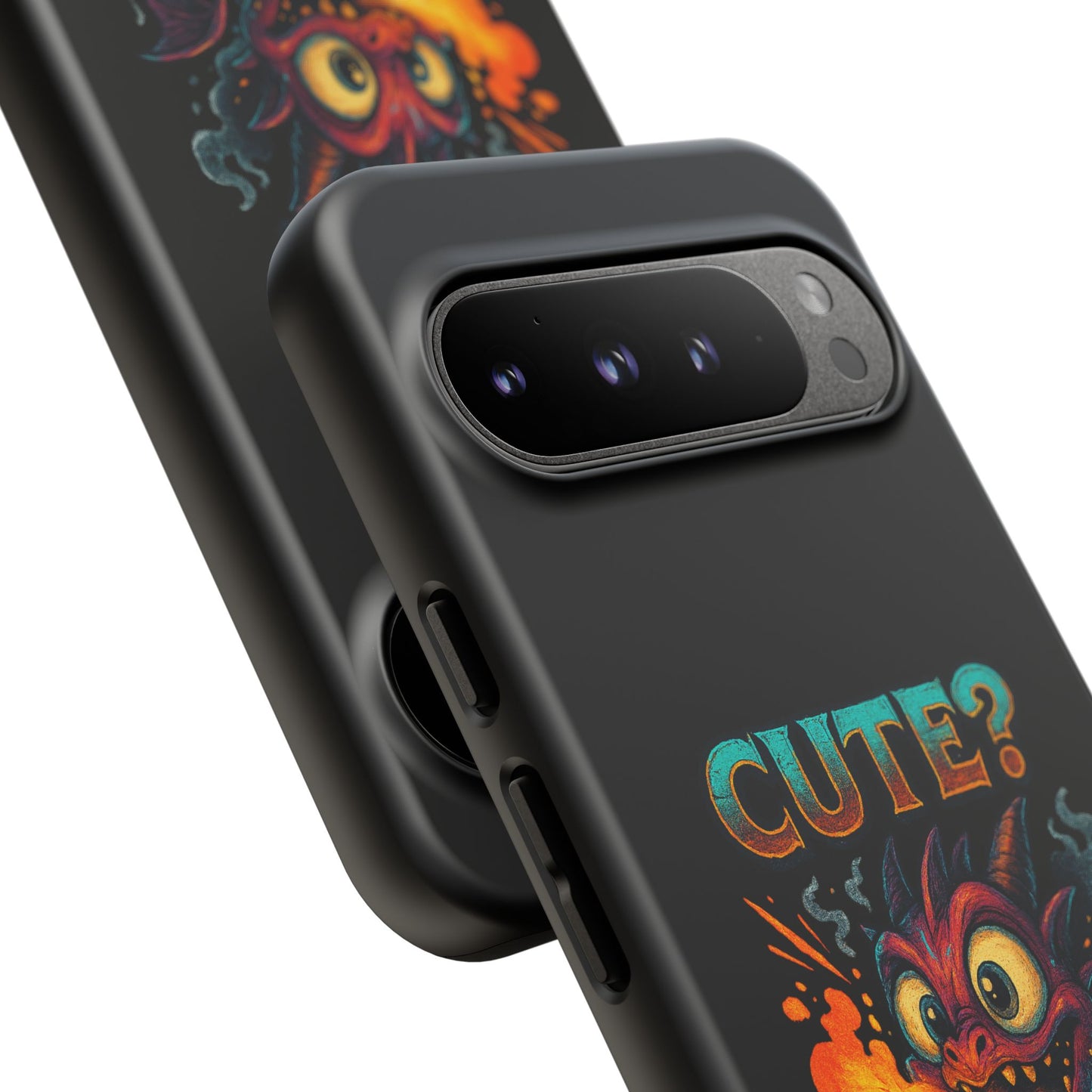 Phone Case — "Cute? I Prefer Dangerously Charming" Dragon Monster Protective Cover