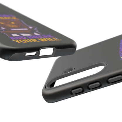 Phone Case — "I Support Your Back and Break Your Will" Funny Creepy Chair Design