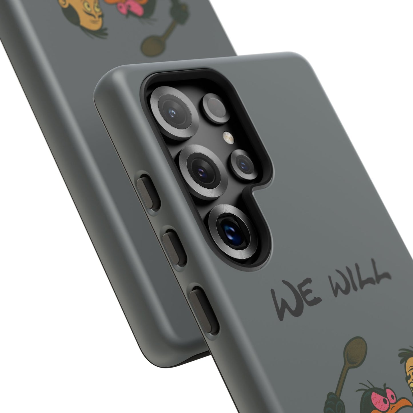 Phone Case - "We Will Resist" Cartoon Protest Design