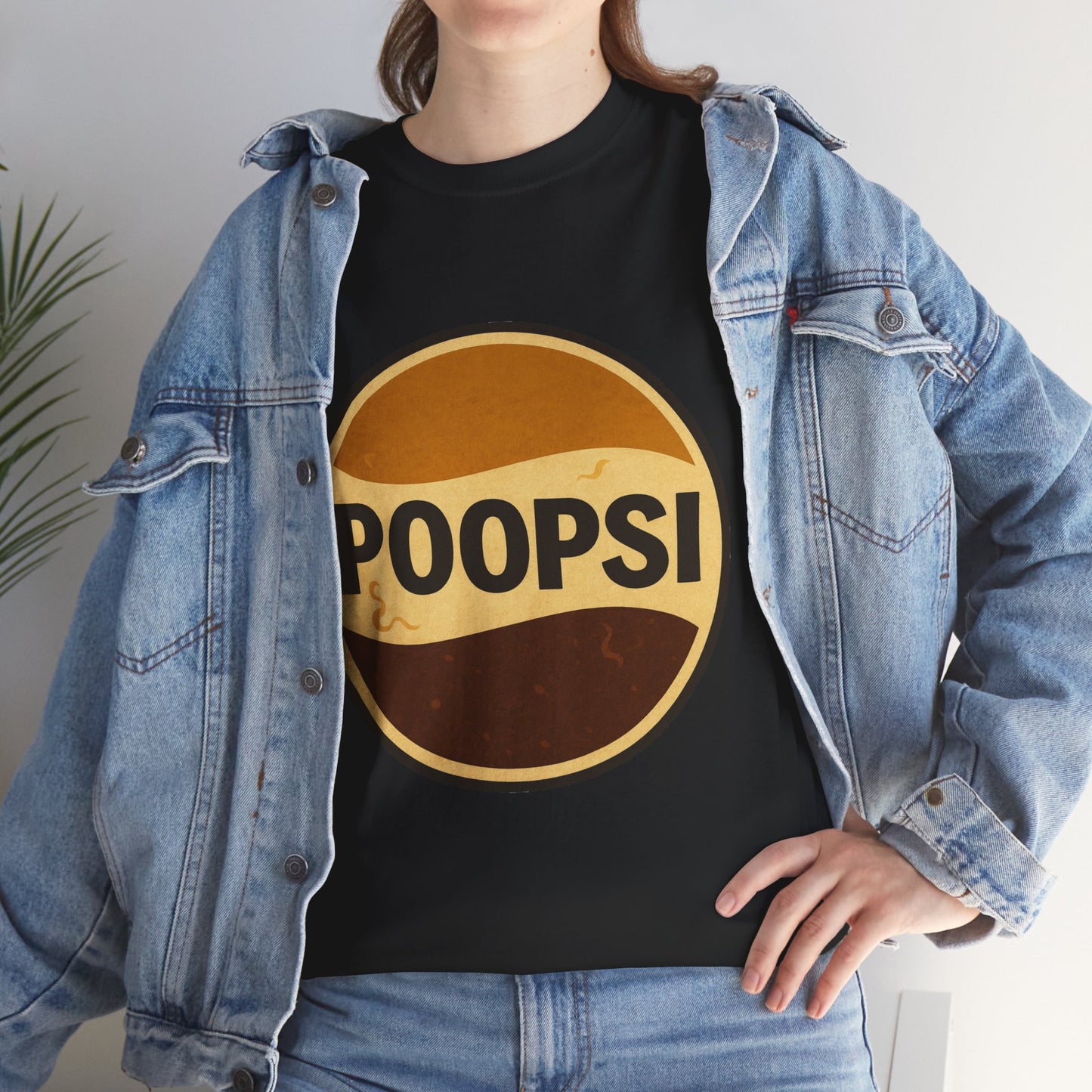 POOPSI logo tee | Retro soda parody shirt