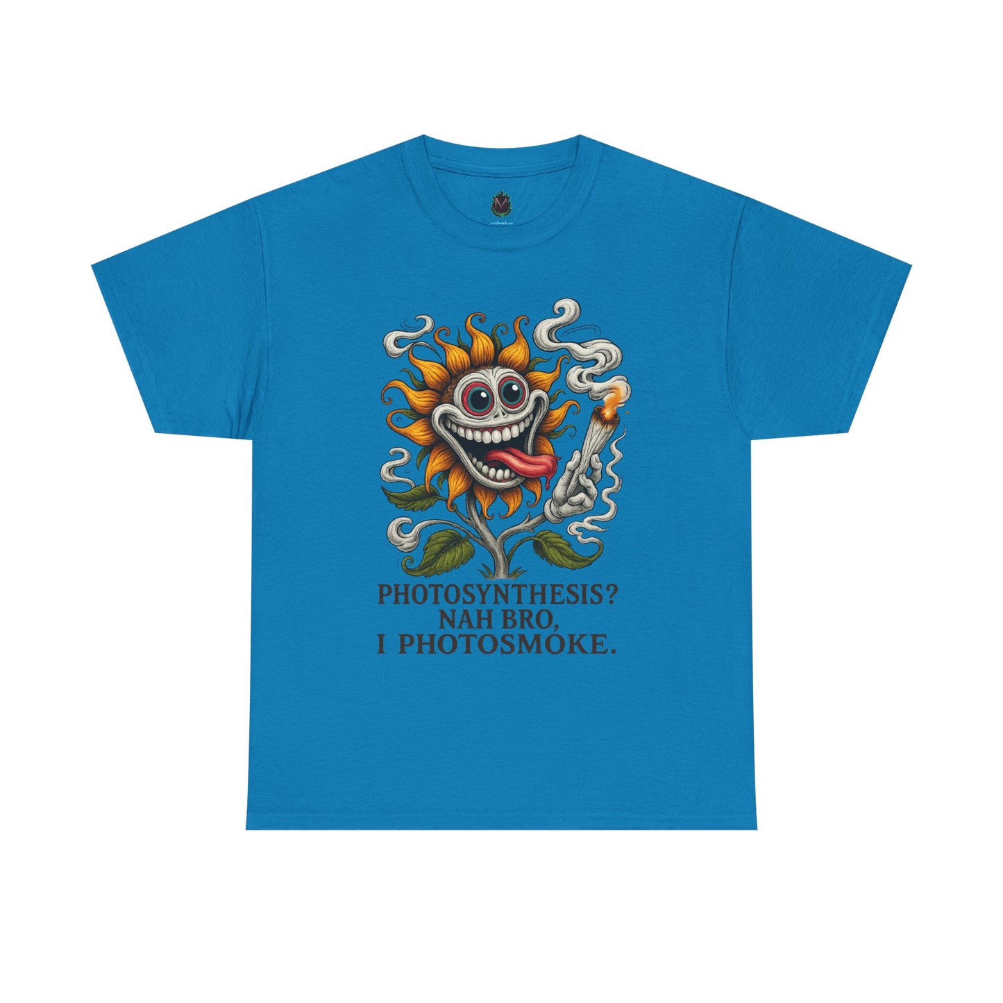 Photosmoke Sunflower – “I Photosmoke” Funny Stoner Plant T-Shirt