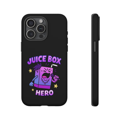 Phone Case — 'Juice Box Hero' Cute Cartoon Protective Cover