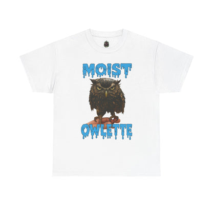 Moist Owlette T-Shirt | Cute Grumpy Owl Graphic