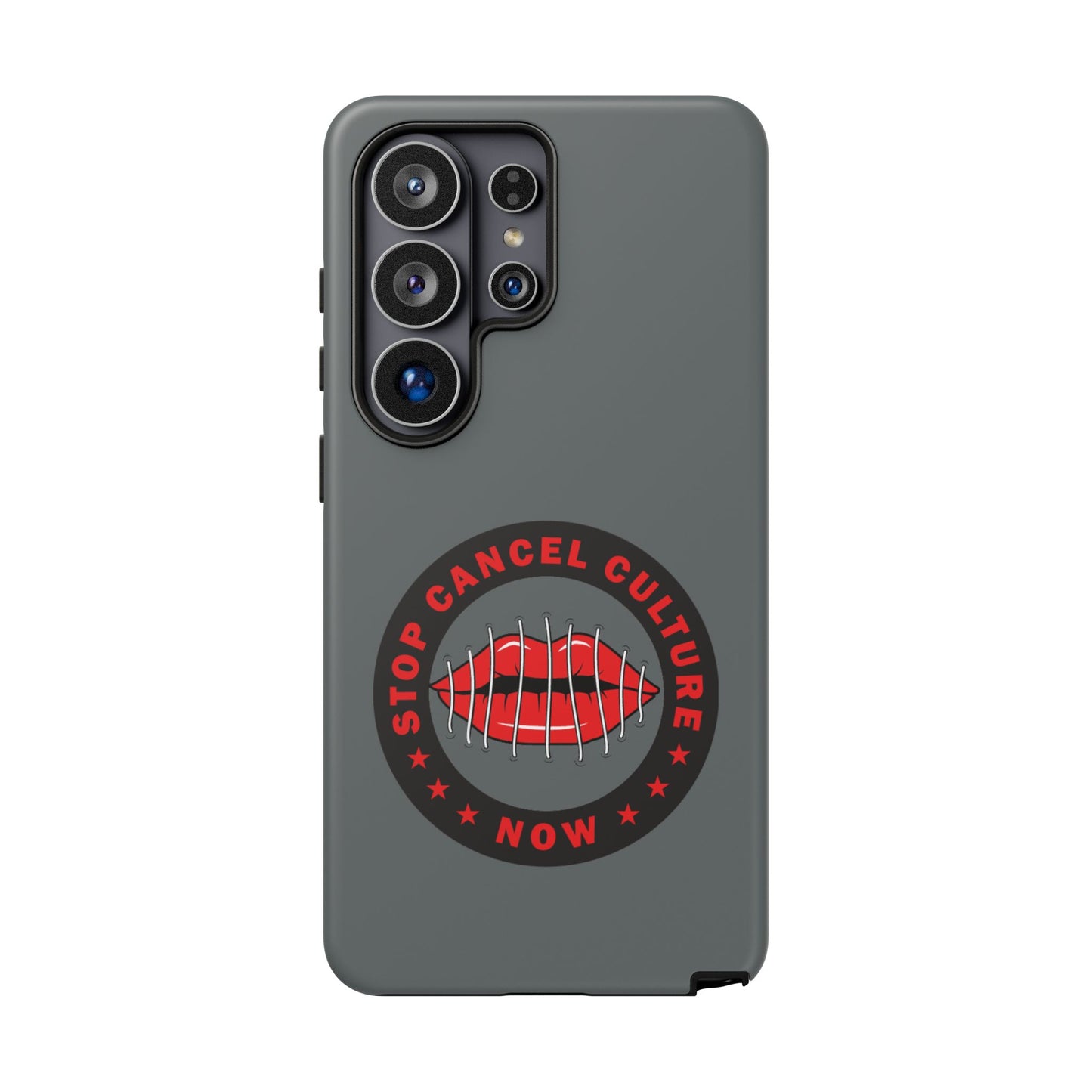 Phone Case — "Stop Cancel Culture Now" Graphic Tough Protective Case