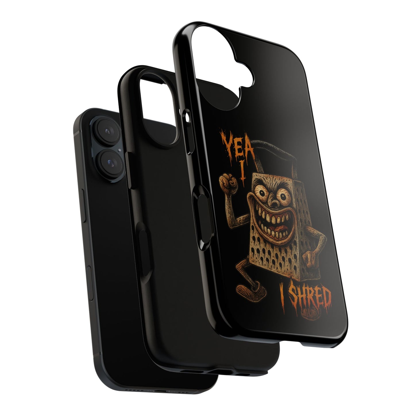 Phone Case — Funny Grater Character 'Yea I Shred' Protective iPhone Cover