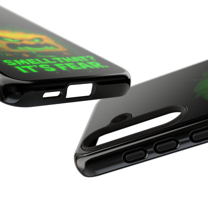 Phone Case — 'Smell That? It's Fear.' Spooky Cheese Monster Protective Case