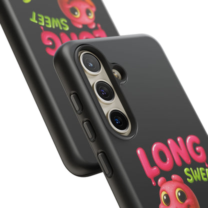 Phone Case — "Long Sweet Sticky" Cute Candy Snake Protective Case