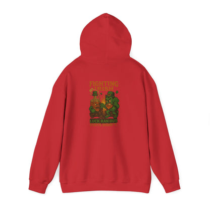 Irish Fighting Leprechaun Hoodie – St. Patrick's Day Shamrock Sweatshirt