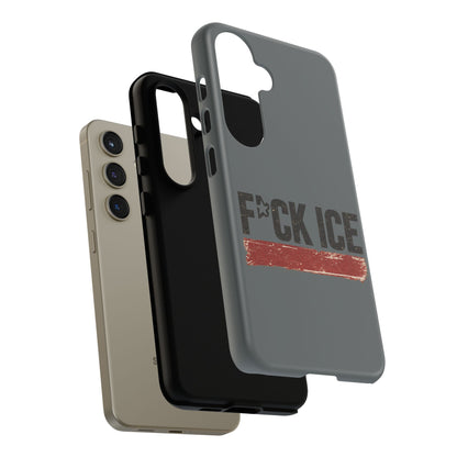 Phone Case - "F*CK ICE" Distressed Protest Design
