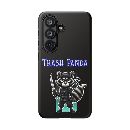 Trash Panda Ninja Phone Case — Cute Raccoon Warrior Protective Case
