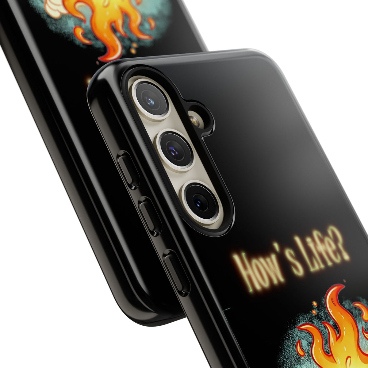 How's Life? Flaming Dumpster Phone Case
