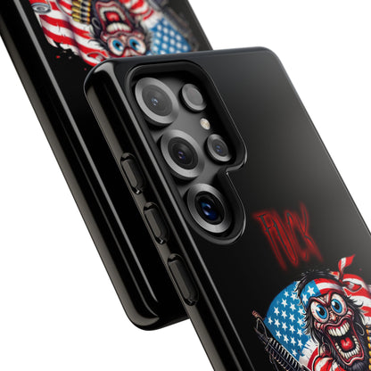 Phone Case — American Flag Skull Soldier Design (Tough Cases)