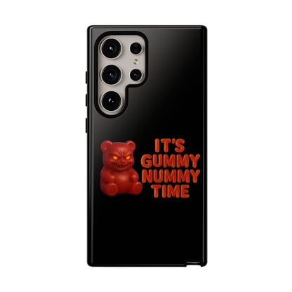 Phone Case — "It's Gummy Nummy Time" Red Gummy Bear Protective Case