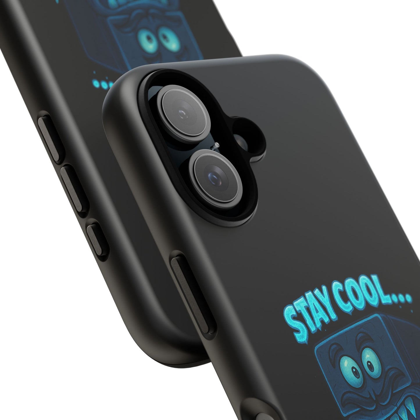 Stay Cool... Or Else. Phone Case — Neon Monster Protective iPhone Cover