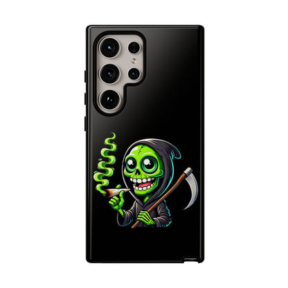 Grinning Green Reaper Phone Case